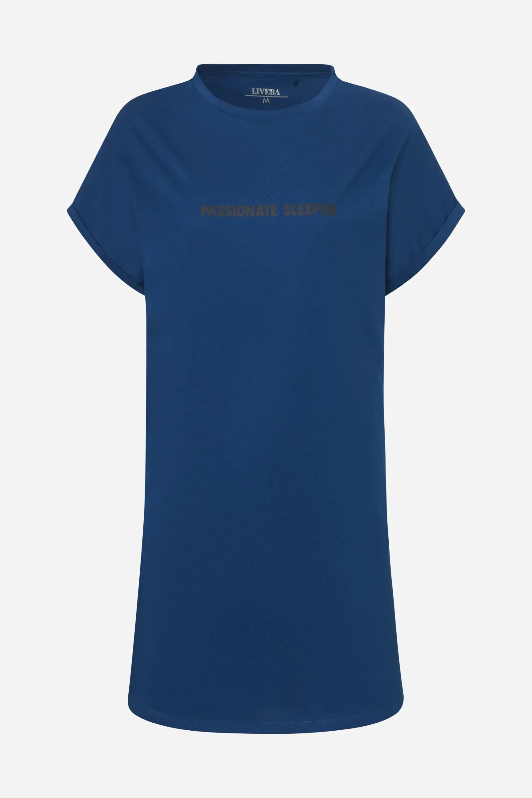 Livera NOORTJE Nachthemd korte mouw - Blue Opale
