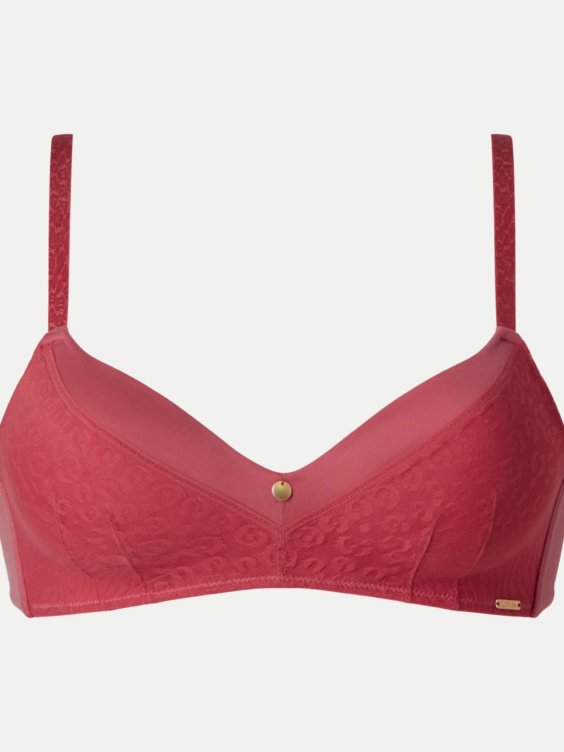 Livera SOFT LACE Bibi Voorgevormde BH zonder beugel - Garnet Rose