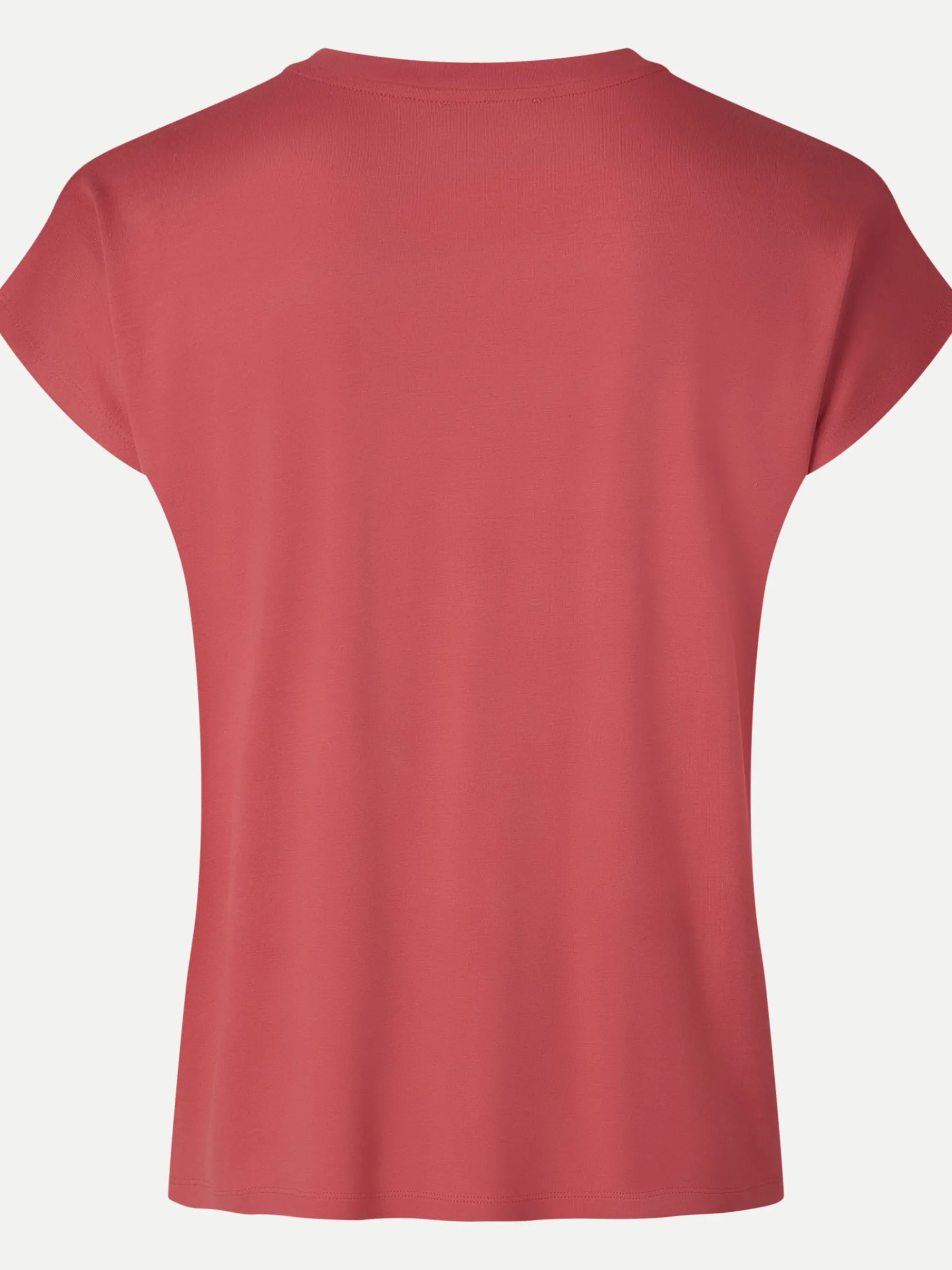 Livera SOLID Top korte mouw - Garnet Rose