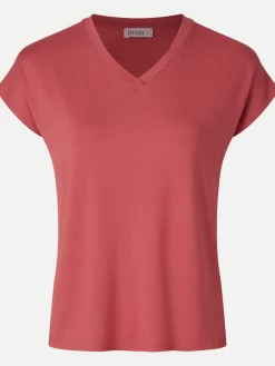 Livera SOLID Top korte mouw - Garnet Rose