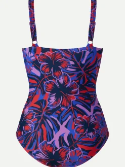 Livera St Tropez Bodie Badpak - Orange hibiscus