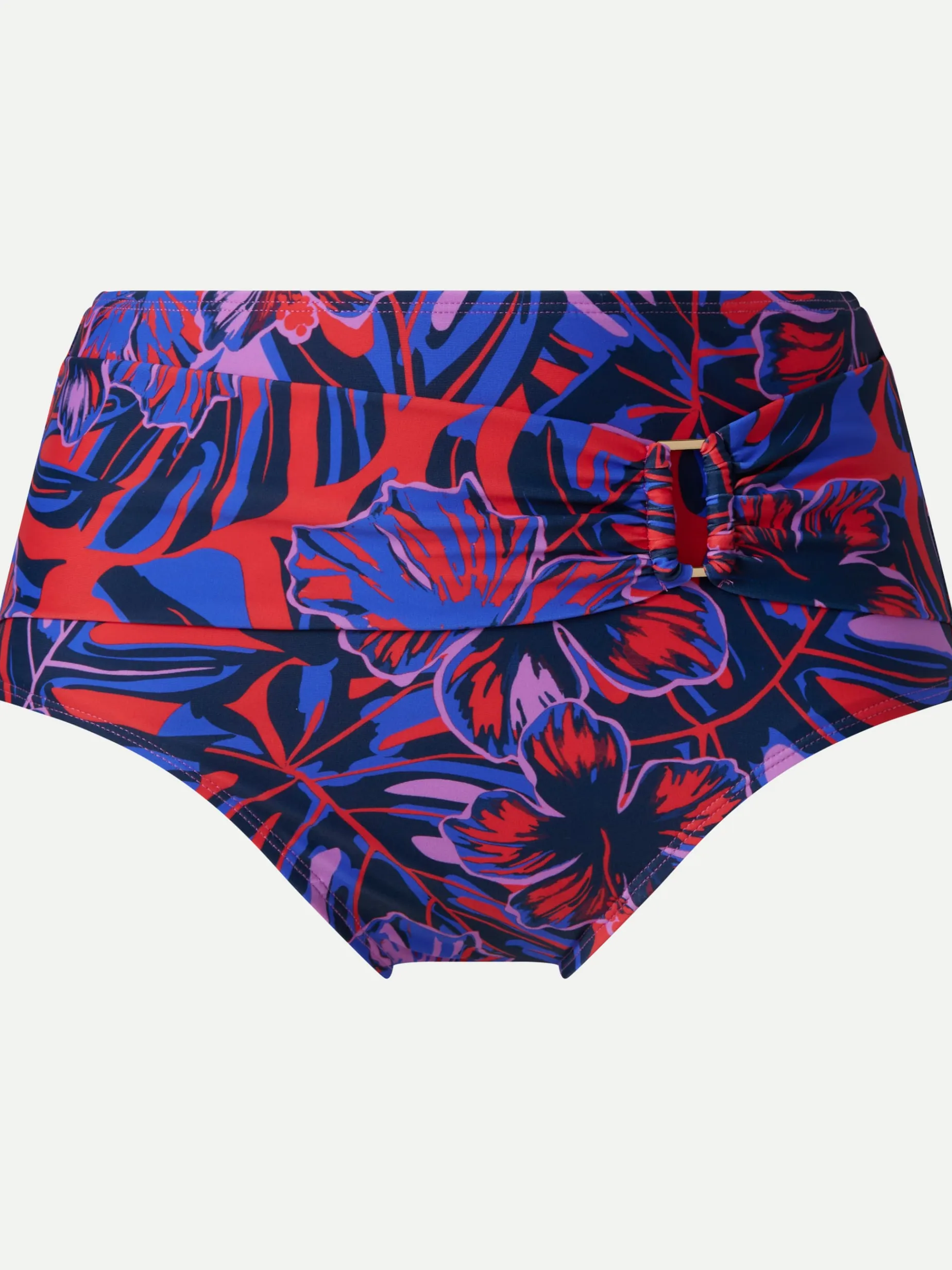 Livera St Tropez High Waist Bikinibroekje - Orange hibiscus
