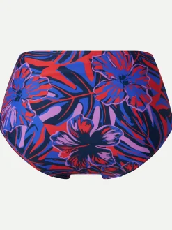Livera St Tropez High Waist Bikinibroekje - Orange hibiscus