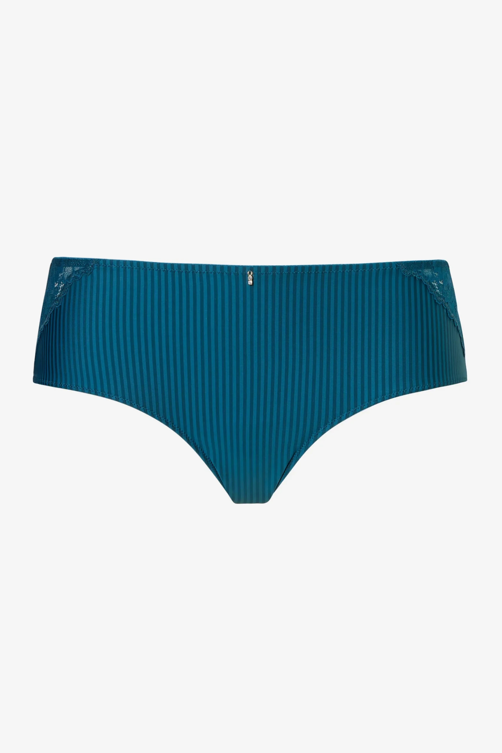 Livera Stripe Lace Hipster - Donker Groen