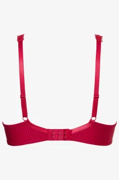 Livera Stripe Lace Push-up BH - Scarlet Smile