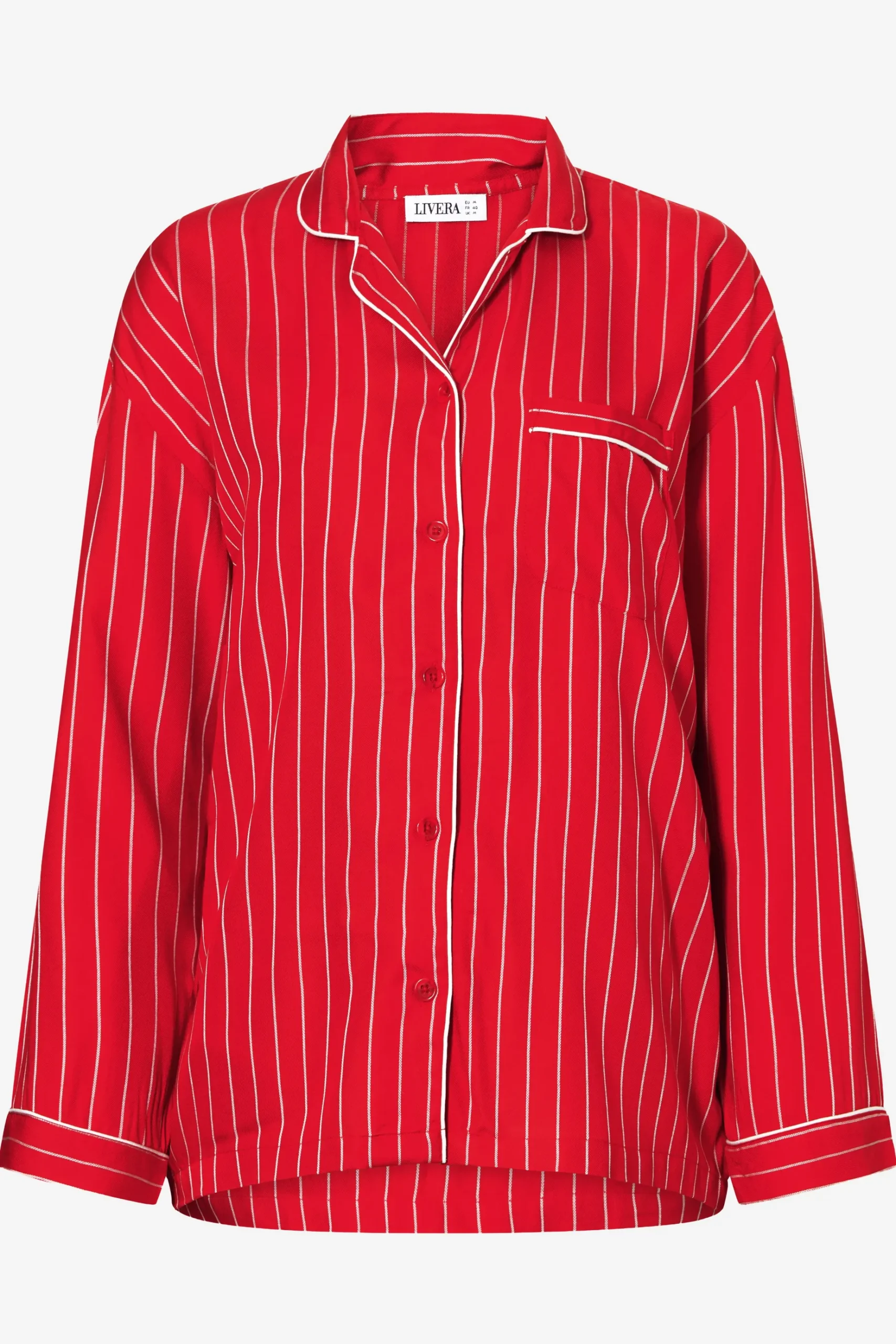 Livera STRIPES Top lange mouw - Grey Stripes