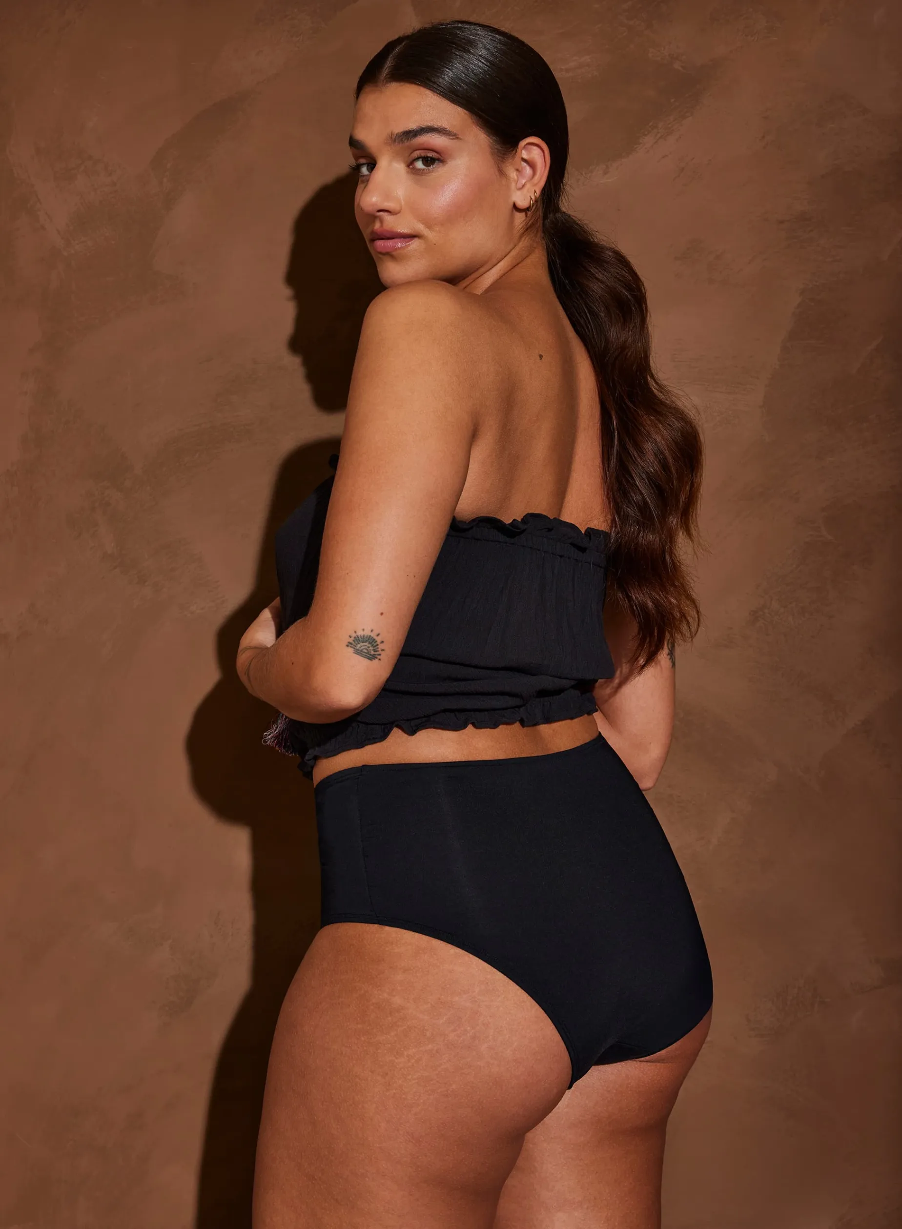 Livera Uni High waist uni black - Zwart