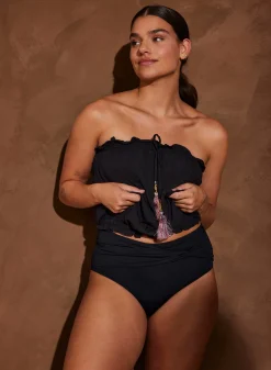 Livera Uni High waist uni black - Zwart