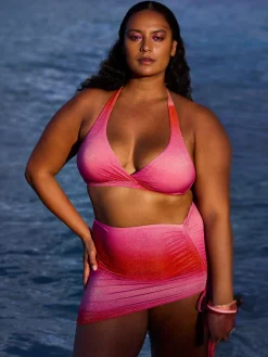Livera VALENCIA Bobbie Bikinitop - Red pink gradient
