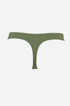 Livera Zigzag String - Bronze green