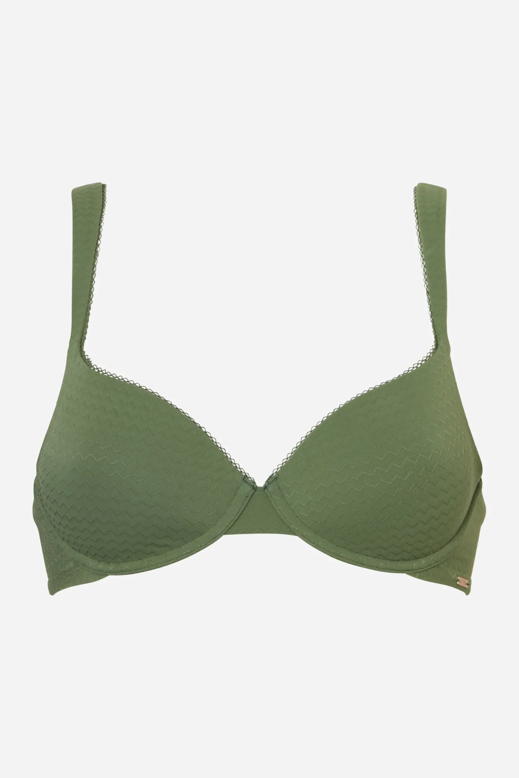 Livera Zigzag Voorgevormde Lindsey BH - Bronze green